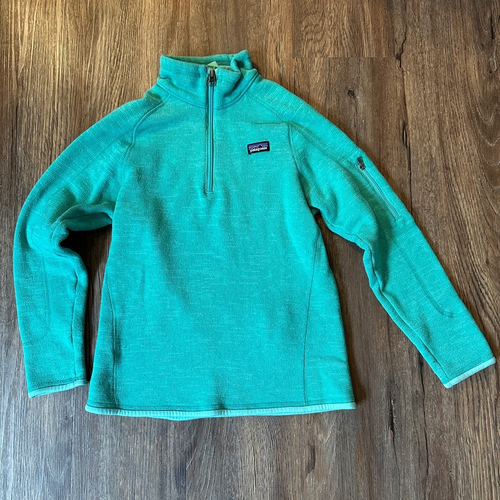 Patagonia Turquoise Fleece Pullover